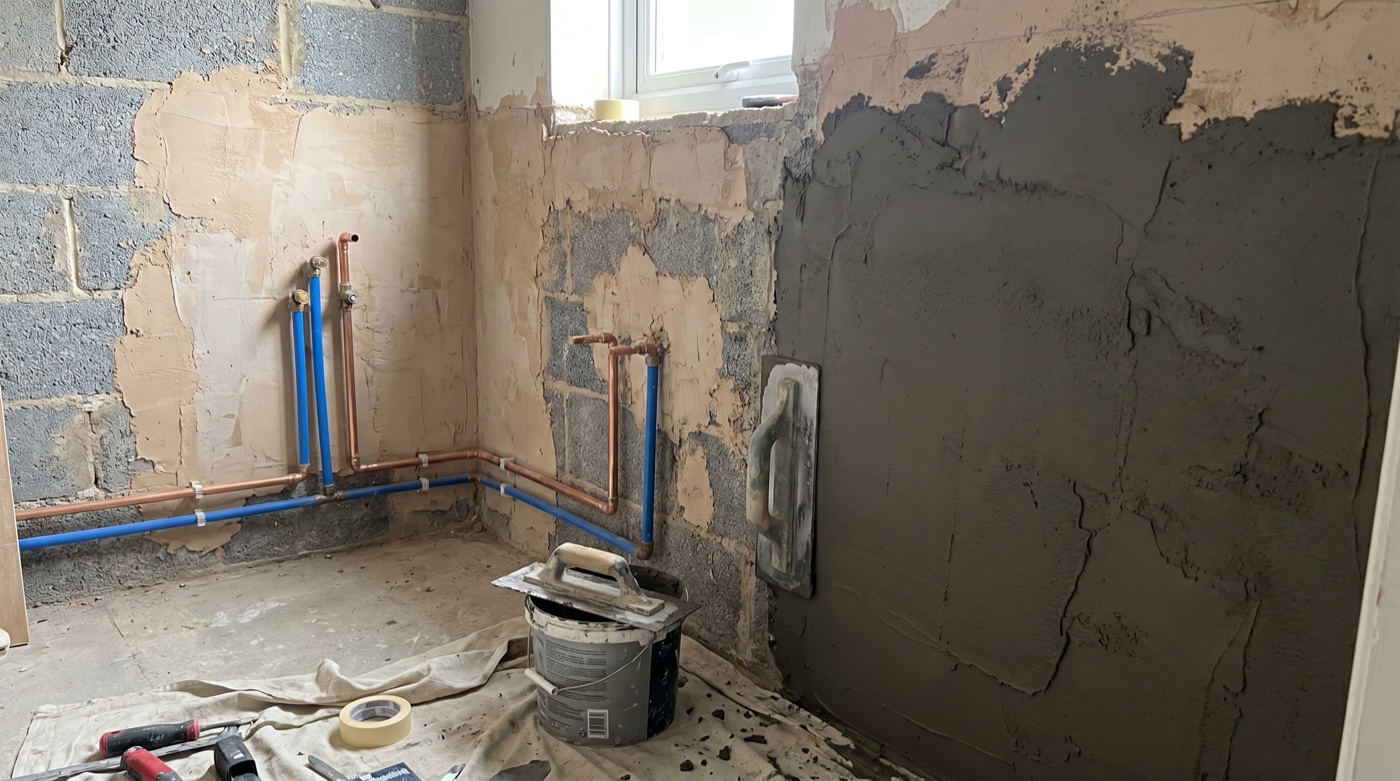 Baño pequeño reformado con ducha en Cádiz