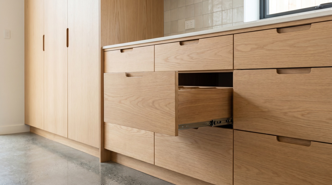 Functional bespoke kitchen in a home in Cádiz