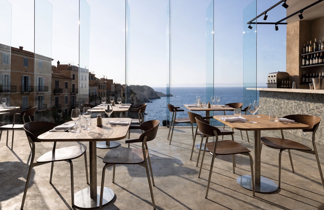 Glass curtains for hospitality and businesses | Glass curtains