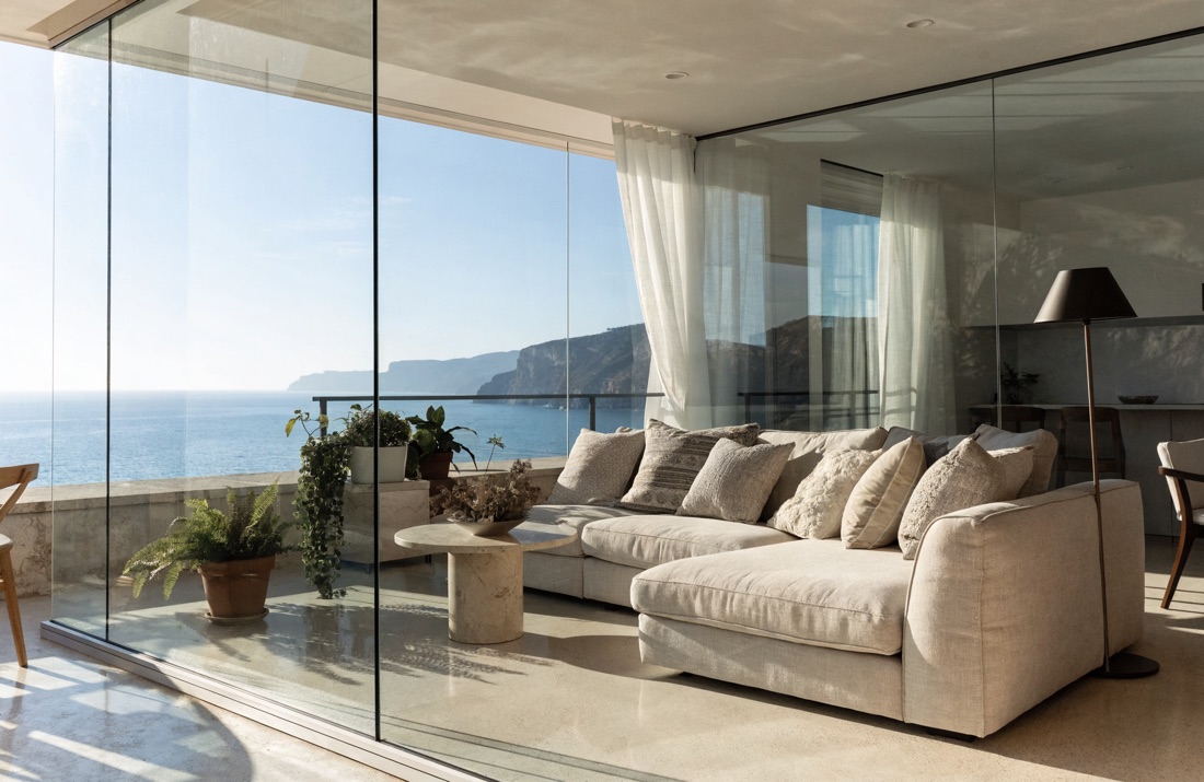 Glass curtains for terraces | Glass curtains