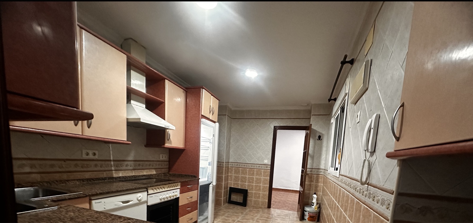 Kitchen renovated top to bottom, before